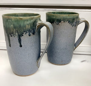 Pair Pottery Mugs