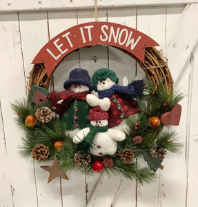 Let it Snow Wreath