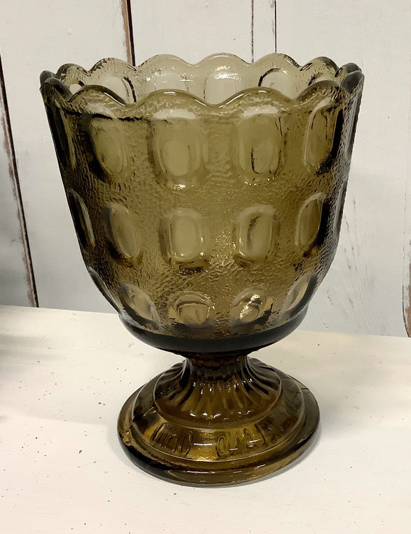 Glass Pedestal Goblet Vase