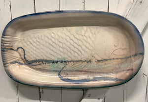 Pottery Fish Platter