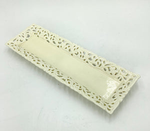 Bowring Cream Lace Plate