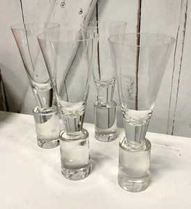 Tank Style Champagne glasses