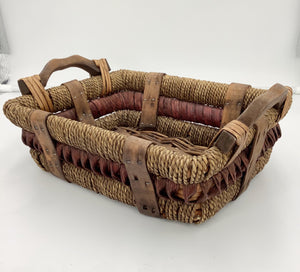 Rectangular Wood Basket