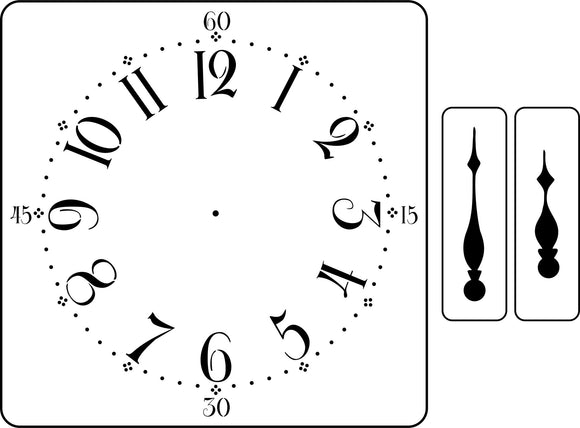 Mora Clock - JRV Stencil