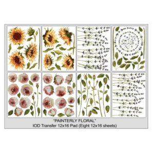 Painterly Florals - Transfer Pad