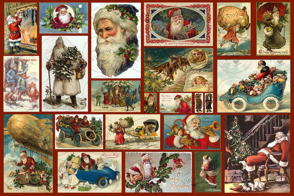Santas Postcards - JRV Paper