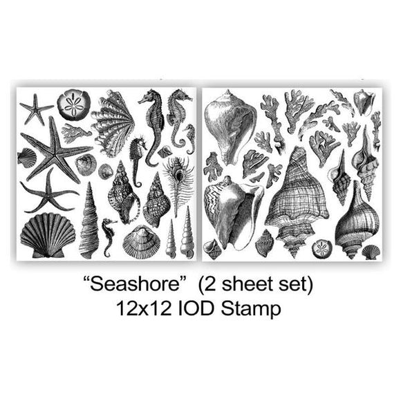 Seashore - IOD Stamp