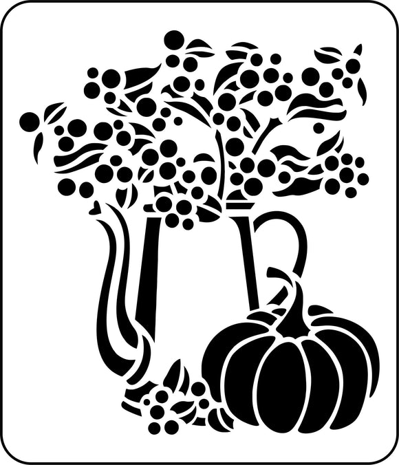Watering Can Pumpkin - JRV Stencil